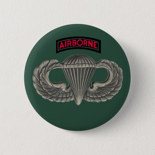 Badge Rond 5 Cm Parachutiste (Devant)