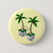 Badge Rond 5 Cm Paradis (Devant)