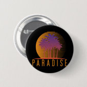 Badge Rond 5 Cm Paradis (Devant & derrière)