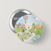 Badge Rond 5 Cm Paradis doux d'été ! (Devant & derrière)