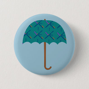 Badge Rond 5 Cm Parapluie de tapis de l'aéroport PDX