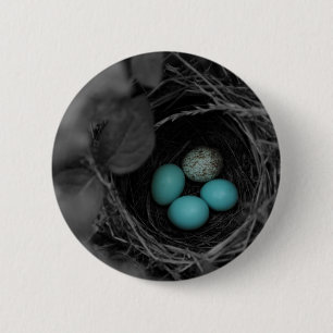 Badge Rond 5 Cm Parasitisme de nid