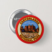 Badge Rond 5 Cm Parc national de Canyonlands (Devant & derrière)