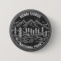 Parc national de Kenai Fjords Vintage Monoline