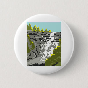 Badge Rond 5 Cm Parc national de la vallée de Cuyahoga le long de