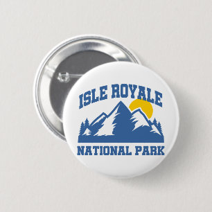 Badge Rond 5 Cm Parc national de l'Isle Royale