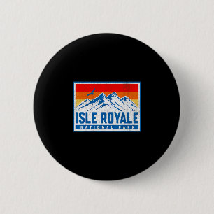 Badge Rond 5 Cm Parc national de l'Isle Royale