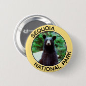 Badge Rond 5 Cm Parc national de séquoia (Devant & derrière)