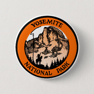 Badge Rond 5 Cm Parc national de Yosemite 1910