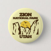 Badge Rond 5 Cm Parc national de Zion (Devant)
