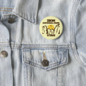 Badge Rond 5 Cm Parc national de Zion (En situation)
