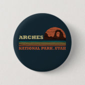 Badge Rond 5 Cm Parc national des Arches (Devant)