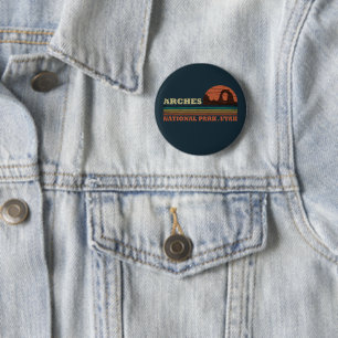 Badge Rond 5 Cm Parc national des Arches
