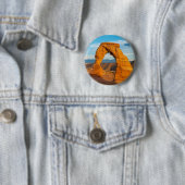 Badge Rond 5 Cm Parc national des Arches MOAB Utah (En situation)