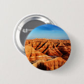 Badge Rond 5 Cm Parc national des Badlands (Devant & derrière)