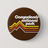 Badge Rond 5 Cm Parc national des Canyonlands (Devant)