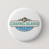 Badge Rond 5 Cm Parc national des îles Channel (Devant)