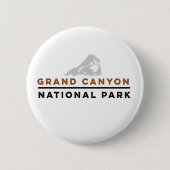 Badge Rond 5 Cm Parc national du Grand Canyon (Devant)