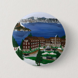 Badge Rond 5 Cm Parc national du lac Crater