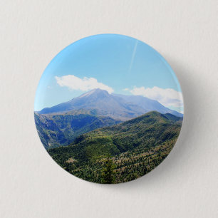 Badge Rond 5 Cm Parc national Olympique, Seattle, États-Unis. Beau