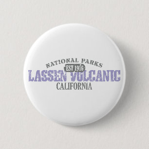 Badge Rond 5 Cm Parc national volcanique de Lassen