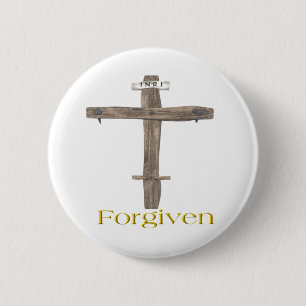 Badge Rond 5 Cm Pardonné
