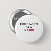 Badge Rond 5 Cm Parent fier de RABBIN (Devant & derrière)