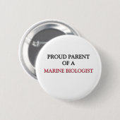 Badge Rond 5 Cm Parent fier d'un BIOLOGISTE MARIN (Devant & derrière)