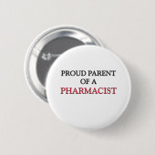 Badge Rond 5 Cm Parent fier d'un PHARMACIEN (Devant & derrière)