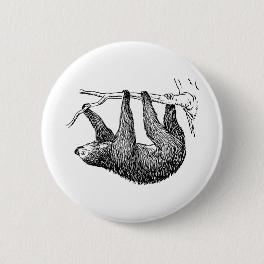 Badge Rond 5 Cm Paresse (Devant)