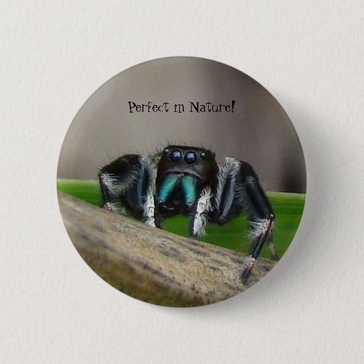 Badge Rond 5 Cm Parfait dans la nature ! (Devant)
