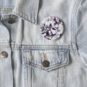 Badge Rond 5 Cm Parfum des roses de prune (En situation)