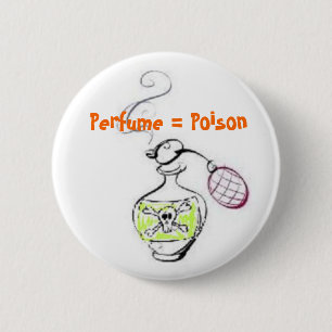 Badge Rond 5 Cm Parfum = Poison