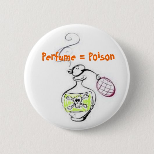 Badge Rond 5 Cm Parfum = Poison (Devant)