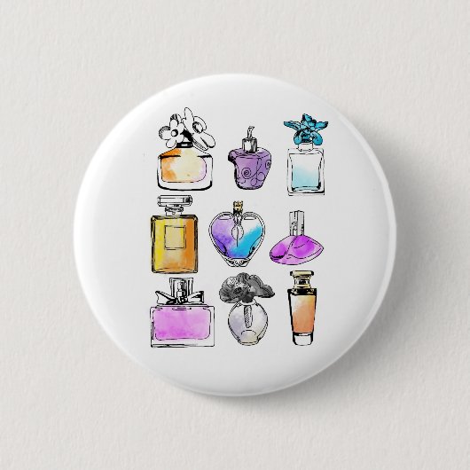 Badge Rond 5 Cm Parfums Art (Devant)