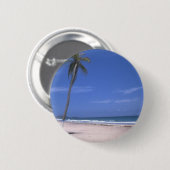 Badge Rond 5 Cm paridice à la plage (Devant & derrière)