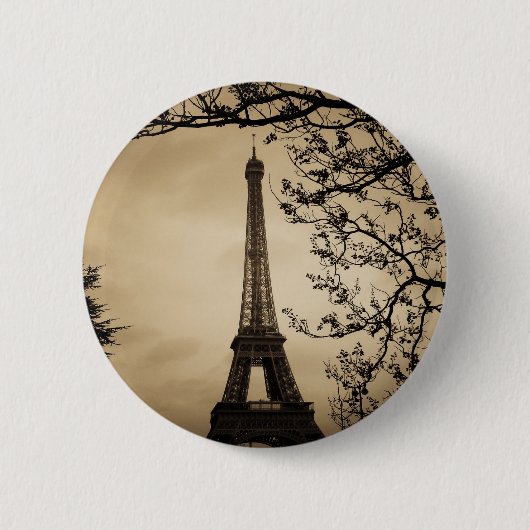 Badge Rond 5 Cm Paris (Devant)