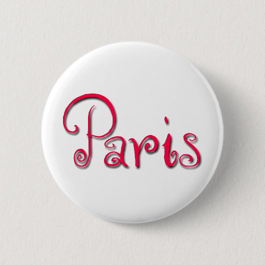 Badge Rond 5 Cm Paris (Devant)