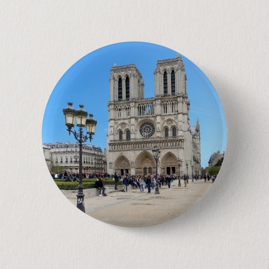 Badge Rond 5 Cm PARIS Notre Dame (Devant)