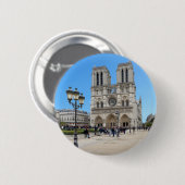 Badge Rond 5 Cm PARIS Notre Dame (Devant & derrière)