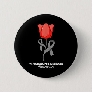 Badge Rond 5 Cm Parkinsons Sensibilisation à la maladie Mois d'avr