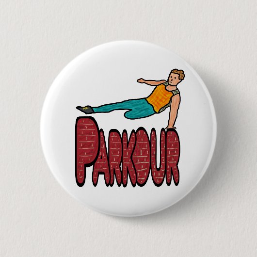 Badge Rond 5 Cm Parkour (Devant)