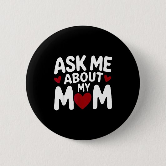 Badge Rond 5 Cm Parle-moi de ma mère (Devant)