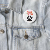 BADGE ROND 5 CM PARLER À LA CLAW (En situation)