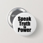 Badge Rond 5 Cm Parlez vérité au pouvoir (Devant & derrière)