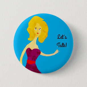 Badge Rond 5 Cm Parlons