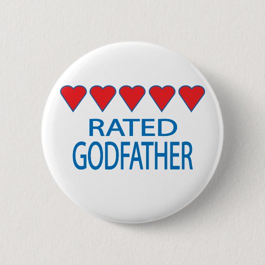 Badge Rond 5 Cm Parrain des cinq coeurs (Devant)