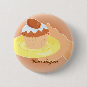 Badge Rond 5 Cm partage/charité concept-1