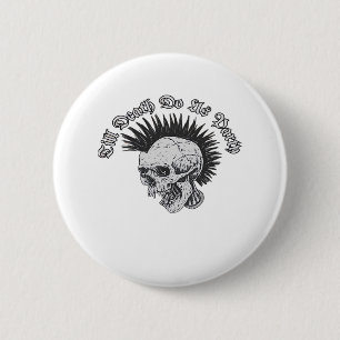 Badge Rond 5 Cm Parti jusqu'à la mort Do Us Party Halloween