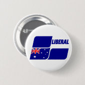 Badge Rond 5 Cm Parti libéral de l'Australie 2013 (Devant & derrière)